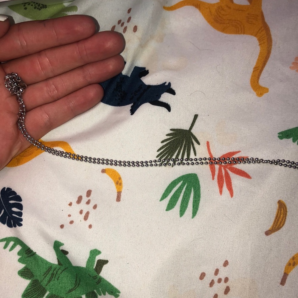 Silver Ball Necklace